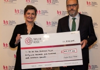 Taylor Rose TTKW makes donation to charity partner: The Sick Children's Trust